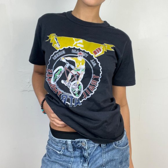 Vintage 1988 Puma Bikers Tee - Picture 3 of 4